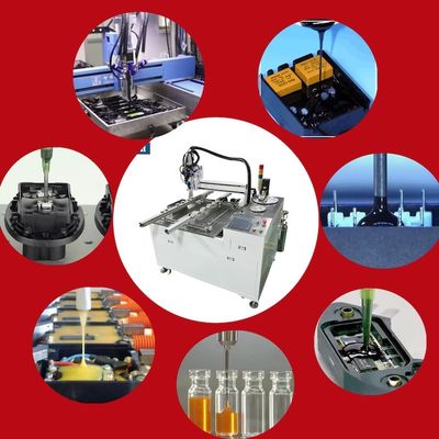 2 Teile Misch- und Verteilmaschine Elektronische Potting-Maschine Hochleistungs-Produktionslinie